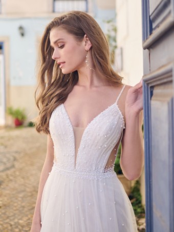 Maggie Sottero BETSY #1 Ivory (gown with Natural Illusion) thumbnail