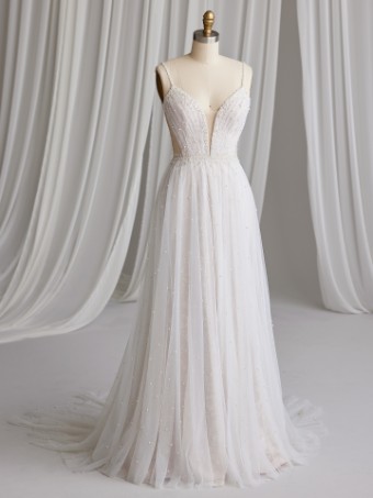 Maggie Sottero BETSY #4 Ivory (gown with Natural Illusion) thumbnail