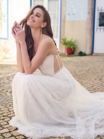 Maggie Sottero BETSY #3 Ivory (gown with Natural Illusion) thumbnail