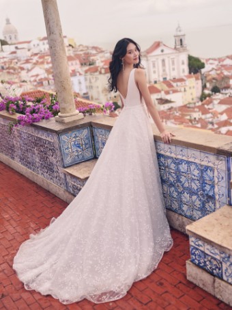 Maggie Sottero BRANNAGH #2 Ivory (gown with Natural Illusion) thumbnail