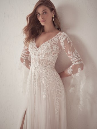 Maggie Sottero QUINTYN #2 default All Ivory (gown with Ivory Illusion) thumbnail