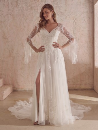 Maggie Sottero QUINTYN #0 default All Ivory (gown with Ivory Illusion) thumbnail