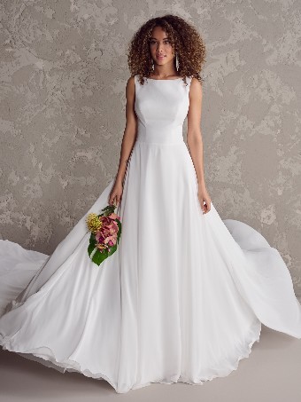 Rebecca Ingram LAUREL #1 Ivory (gown with Natural Illusion) thumbnail