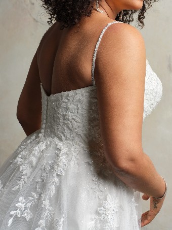 Rebecca Ingram CATHERINE #3 default Ivory/Silver Accent (gown with Ivory Illusion) thumbnail