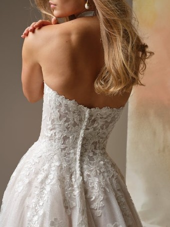 Maggie Sottero JENNIFER #4 default All Ivory (gown with Ivory Illusion) thumbnail