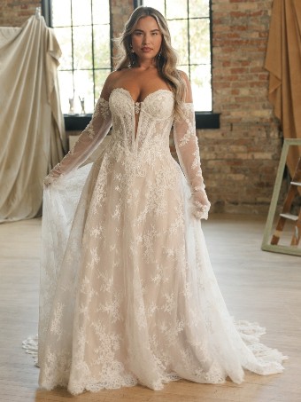 Maggie Sottero LUCCA #0 default All Ivory (gown with Ivory Illusion) thumbnail
