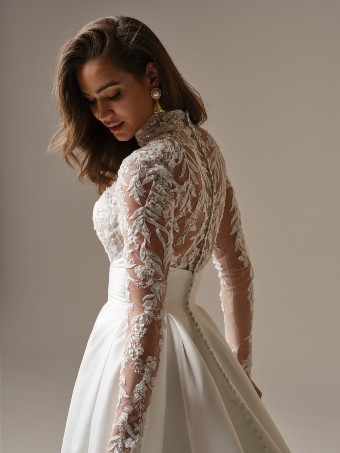Maggie Sottero TRINITY #4 default All Ivory (gown with Ivory Illusion) thumbnail