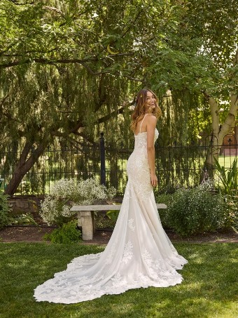 Rebecca Ingram EDEN #2 Ivory over Blush (gown with Ivory Illusion) thumbnail