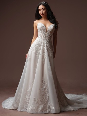 Rebecca Ingram BERNADINE #0 default All Ivory (gown with Ivory Illusion) thumbnail