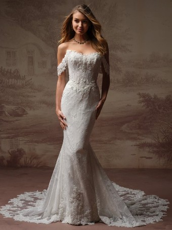 Maggie Sottero COLLETTE #0 default All Ivory (gown with Ivory Illusion) thumbnail