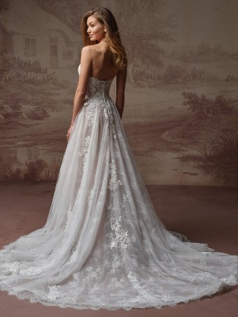 Maggie Sottero HADLEY #2 Ivory over Blush (gown with Ivory Illusion) thumbnail